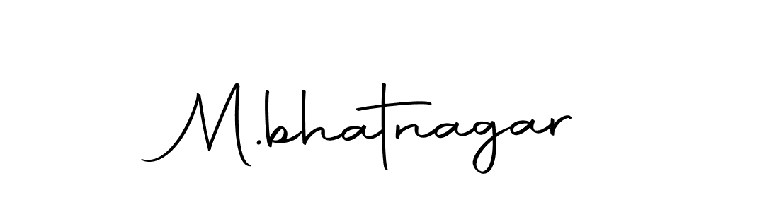 Autography-DOLnW is a professional signature style that is perfect for those who want to add a touch of class to their signature. It is also a great choice for those who want to make their signature more unique. Get M.bhatnagar name to fancy signature for free. M.bhatnagar signature style 10 images and pictures png