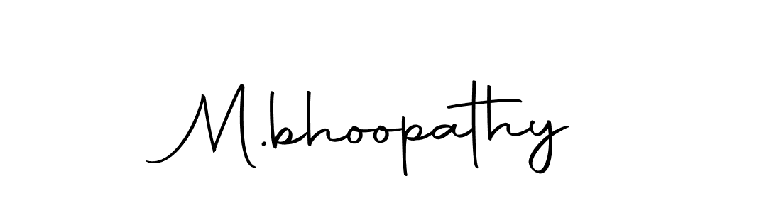 Make a beautiful signature design for name M.bhoopathy. Use this online signature maker to create a handwritten signature for free. M.bhoopathy signature style 10 images and pictures png