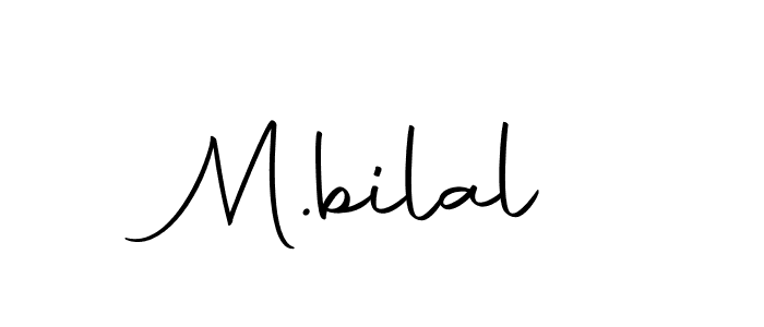 M.bilal stylish signature style. Best Handwritten Sign (Autography-DOLnW) for my name. Handwritten Signature Collection Ideas for my name M.bilal. M.bilal signature style 10 images and pictures png