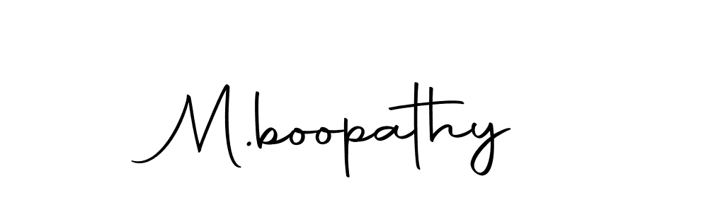 M.boopathy stylish signature style. Best Handwritten Sign (Autography-DOLnW) for my name. Handwritten Signature Collection Ideas for my name M.boopathy. M.boopathy signature style 10 images and pictures png