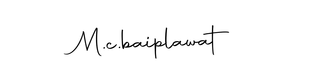 Make a beautiful signature design for name M.c.baiplawat. With this signature (Autography-DOLnW) style, you can create a handwritten signature for free. M.c.baiplawat signature style 10 images and pictures png