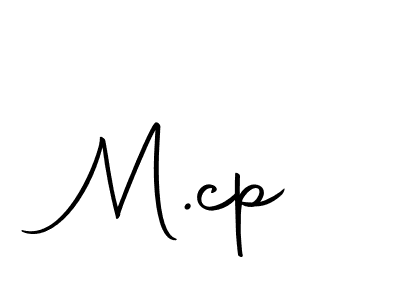 How to make M.cp name signature. Use Autography-DOLnW style for creating short signs online. This is the latest handwritten sign. M.cp signature style 10 images and pictures png