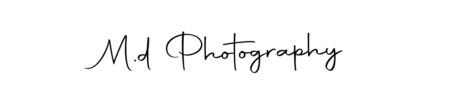 Make a beautiful signature design for name M.d Photography. With this signature (Autography-DOLnW) style, you can create a handwritten signature for free. M.d Photography signature style 10 images and pictures png