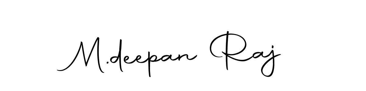 Make a beautiful signature design for name M.deepan Raj. With this signature (Autography-DOLnW) style, you can create a handwritten signature for free. M.deepan Raj signature style 10 images and pictures png