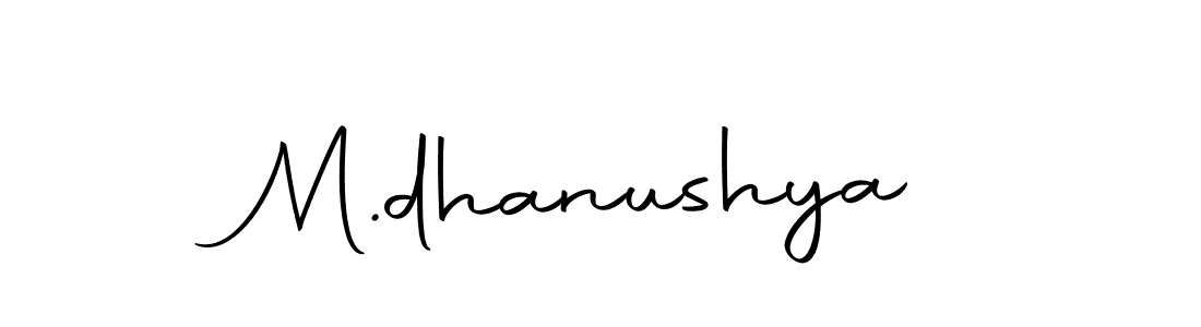 You can use this online signature creator to create a handwritten signature for the name M.dhanushya. This is the best online autograph maker. M.dhanushya signature style 10 images and pictures png