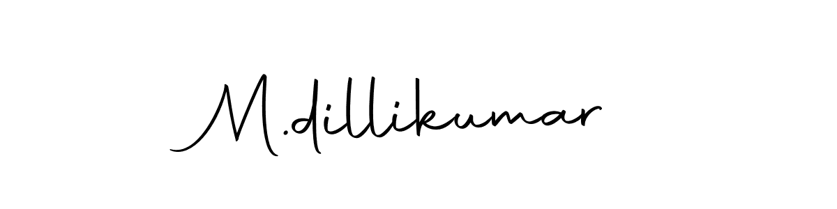 Best and Professional Signature Style for M.dillikumar. Autography-DOLnW Best Signature Style Collection. M.dillikumar signature style 10 images and pictures png