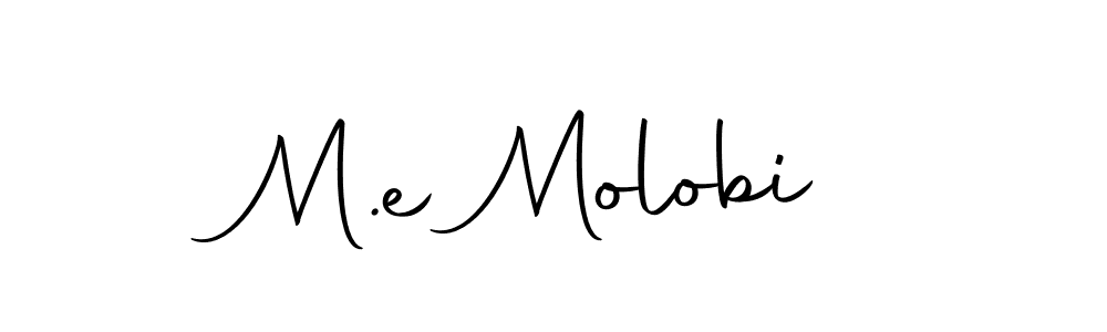 The best way (Autography-DOLnW) to make a short signature is to pick only two or three words in your name. The name M.e Molobi include a total of six letters. For converting this name. M.e Molobi signature style 10 images and pictures png