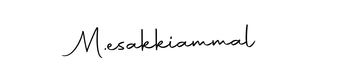 Use a signature maker to create a handwritten signature online. With this signature software, you can design (Autography-DOLnW) your own signature for name M.esakkiammal. M.esakkiammal signature style 10 images and pictures png