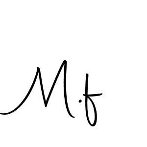 How to make M.f name signature. Use Autography-DOLnW style for creating short signs online. This is the latest handwritten sign. M.f signature style 10 images and pictures png