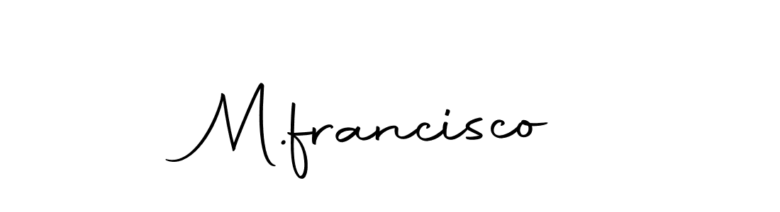 Make a beautiful signature design for name M.francisco. Use this online signature maker to create a handwritten signature for free. M.francisco signature style 10 images and pictures png