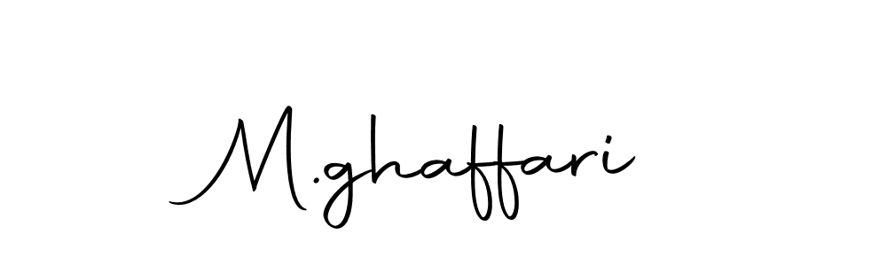 Make a beautiful signature design for name M.ghaffari. With this signature (Autography-DOLnW) style, you can create a handwritten signature for free. M.ghaffari signature style 10 images and pictures png