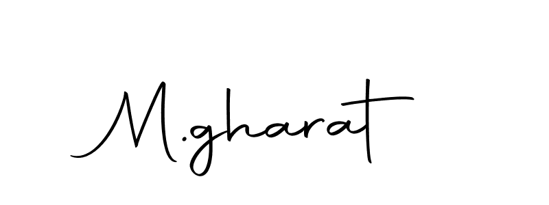 Make a beautiful signature design for name M.gharat. With this signature (Autography-DOLnW) style, you can create a handwritten signature for free. M.gharat signature style 10 images and pictures png