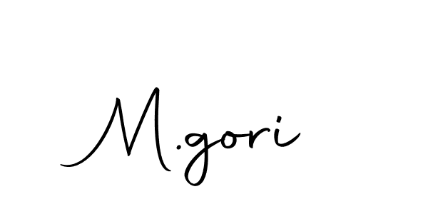 M.gori stylish signature style. Best Handwritten Sign (Autography-DOLnW) for my name. Handwritten Signature Collection Ideas for my name M.gori. M.gori signature style 10 images and pictures png