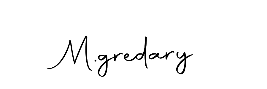 You should practise on your own different ways (Autography-DOLnW) to write your name (M.gredary) in signature. don't let someone else do it for you. M.gredary signature style 10 images and pictures png