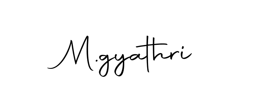 The best way (Autography-DOLnW) to make a short signature is to pick only two or three words in your name. The name M.gyathri include a total of six letters. For converting this name. M.gyathri signature style 10 images and pictures png