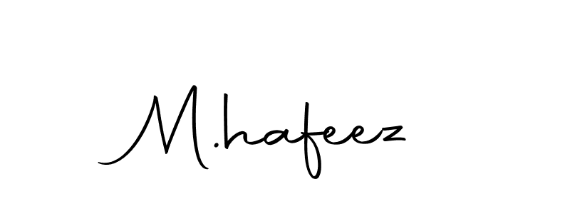 Use a signature maker to create a handwritten signature online. With this signature software, you can design (Autography-DOLnW) your own signature for name M.hafeez. M.hafeez signature style 10 images and pictures png