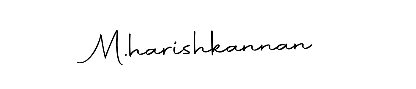 Design your own signature with our free online signature maker. With this signature software, you can create a handwritten (Autography-DOLnW) signature for name M.harishkannan. M.harishkannan signature style 10 images and pictures png