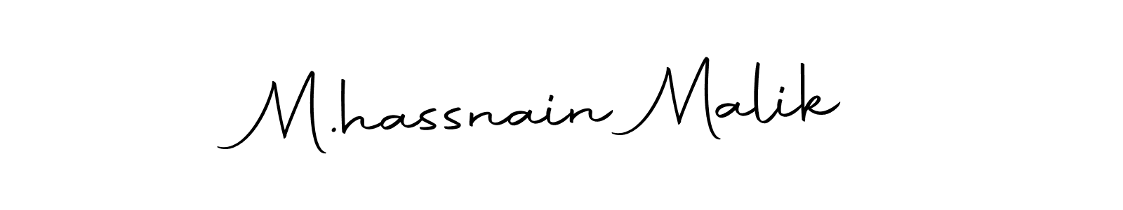 Use a signature maker to create a handwritten signature online. With this signature software, you can design (Autography-DOLnW) your own signature for name M.hassnain Malik. M.hassnain Malik signature style 10 images and pictures png