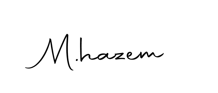 Make a beautiful signature design for name M.hazem. With this signature (Autography-DOLnW) style, you can create a handwritten signature for free. M.hazem signature style 10 images and pictures png