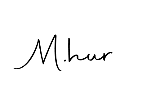 It looks lik you need a new signature style for name M.hur. Design unique handwritten (Autography-DOLnW) signature with our free signature maker in just a few clicks. M.hur signature style 10 images and pictures png