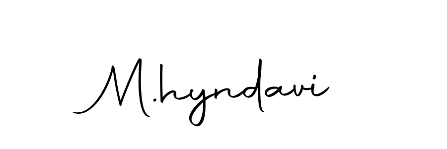 Also we have M.hyndavi name is the best signature style. Create professional handwritten signature collection using Autography-DOLnW autograph style. M.hyndavi signature style 10 images and pictures png