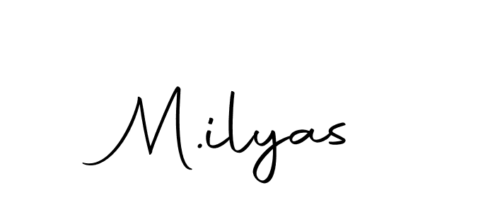 How to make M.ilyas signature? Autography-DOLnW is a professional autograph style. Create handwritten signature for M.ilyas name. M.ilyas signature style 10 images and pictures png