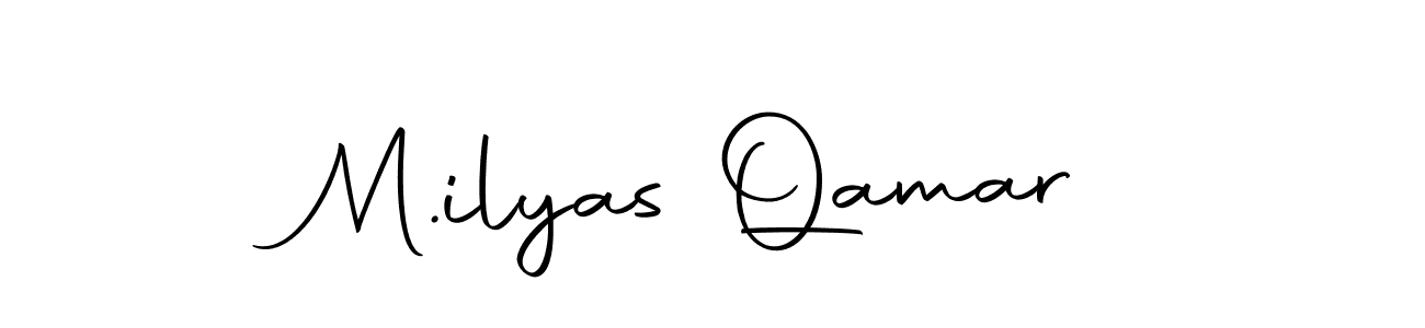 Make a beautiful signature design for name M.ilyas Qamar. Use this online signature maker to create a handwritten signature for free. M.ilyas Qamar signature style 10 images and pictures png