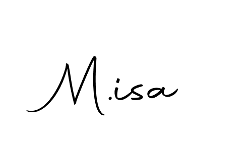 if you are searching for the best signature style for your name M.isa. so please give up your signature search. here we have designed multiple signature styles  using Autography-DOLnW. M.isa signature style 10 images and pictures png