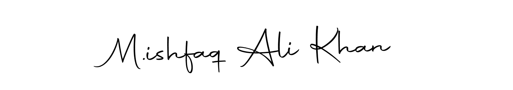 This is the best signature style for the M.ishfaq Ali Khan name. Also you like these signature font (Autography-DOLnW). Mix name signature. M.ishfaq Ali Khan signature style 10 images and pictures png