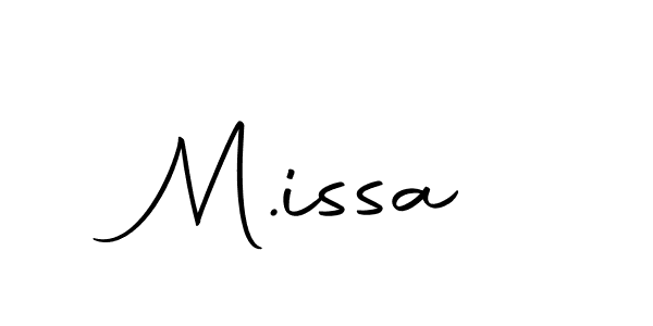 You should practise on your own different ways (Autography-DOLnW) to write your name (M.issa) in signature. don't let someone else do it for you. M.issa signature style 10 images and pictures png