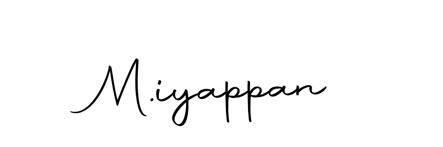 M.iyappan stylish signature style. Best Handwritten Sign (Autography-DOLnW) for my name. Handwritten Signature Collection Ideas for my name M.iyappan. M.iyappan signature style 10 images and pictures png