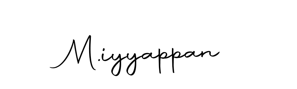 Make a beautiful signature design for name M.iyyappan. With this signature (Autography-DOLnW) style, you can create a handwritten signature for free. M.iyyappan signature style 10 images and pictures png