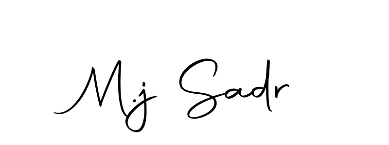 Autography-DOLnW is a professional signature style that is perfect for those who want to add a touch of class to their signature. It is also a great choice for those who want to make their signature more unique. Get M.j Sadr name to fancy signature for free. M.j Sadr signature style 10 images and pictures png