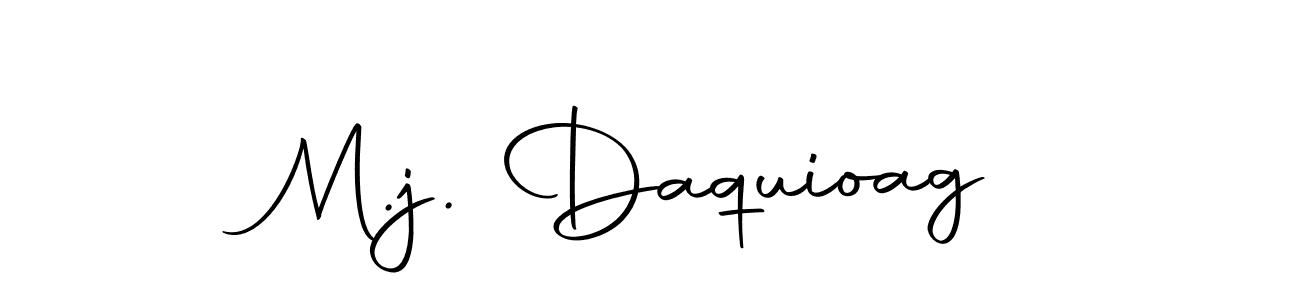 Create a beautiful signature design for name M.j. Daquioag. With this signature (Autography-DOLnW) fonts, you can make a handwritten signature for free. M.j. Daquioag signature style 10 images and pictures png