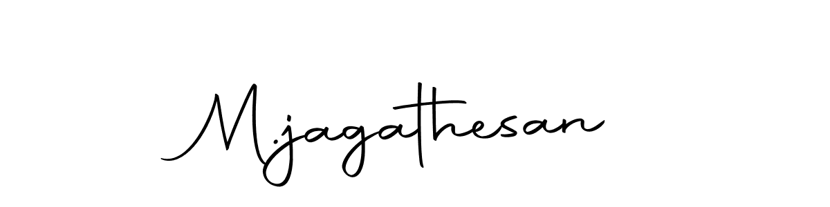 Make a beautiful signature design for name M.jagathesan. With this signature (Autography-DOLnW) style, you can create a handwritten signature for free. M.jagathesan signature style 10 images and pictures png