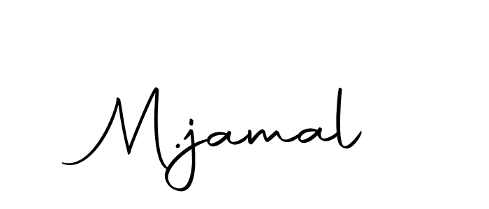 Design your own signature with our free online signature maker. With this signature software, you can create a handwritten (Autography-DOLnW) signature for name M.jamal. M.jamal signature style 10 images and pictures png