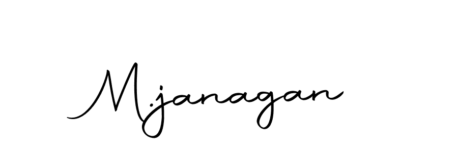 The best way (Autography-DOLnW) to make a short signature is to pick only two or three words in your name. The name M.janagan include a total of six letters. For converting this name. M.janagan signature style 10 images and pictures png