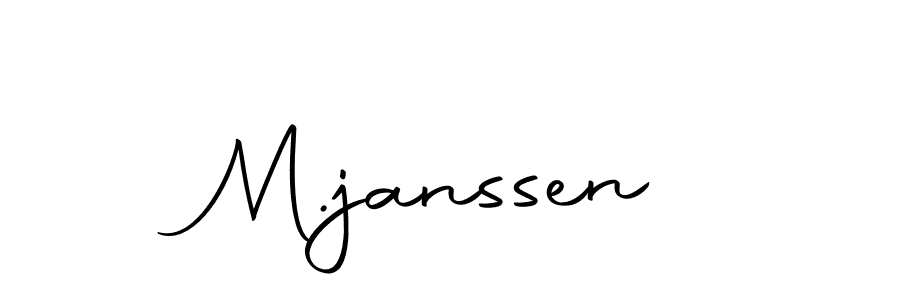 M.janssen stylish signature style. Best Handwritten Sign (Autography-DOLnW) for my name. Handwritten Signature Collection Ideas for my name M.janssen. M.janssen signature style 10 images and pictures png