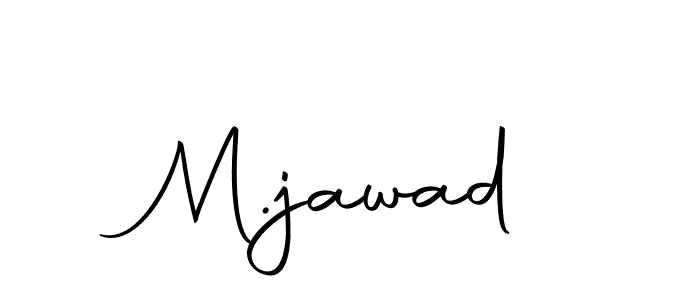 Design your own signature with our free online signature maker. With this signature software, you can create a handwritten (Autography-DOLnW) signature for name M.jawad. M.jawad signature style 10 images and pictures png