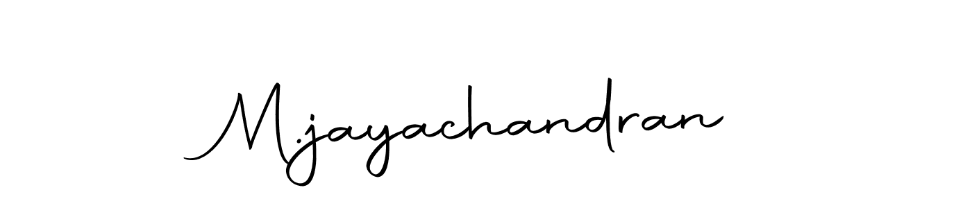 Make a beautiful signature design for name M.jayachandran. Use this online signature maker to create a handwritten signature for free. M.jayachandran signature style 10 images and pictures png