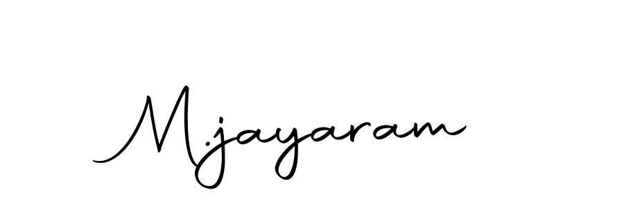 You should practise on your own different ways (Autography-DOLnW) to write your name (M.jayaram) in signature. don't let someone else do it for you. M.jayaram signature style 10 images and pictures png