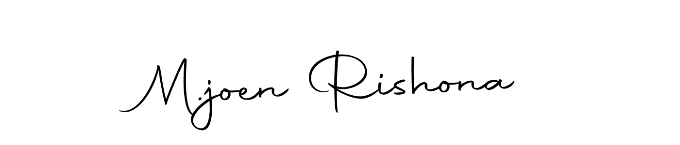 Make a beautiful signature design for name M.joen Rishona. Use this online signature maker to create a handwritten signature for free. M.joen Rishona signature style 10 images and pictures png