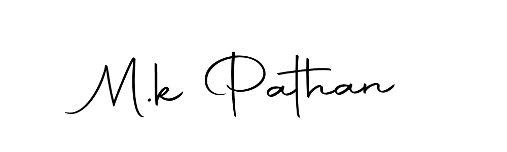 Make a beautiful signature design for name M.k Pathan. With this signature (Autography-DOLnW) style, you can create a handwritten signature for free. M.k Pathan signature style 10 images and pictures png