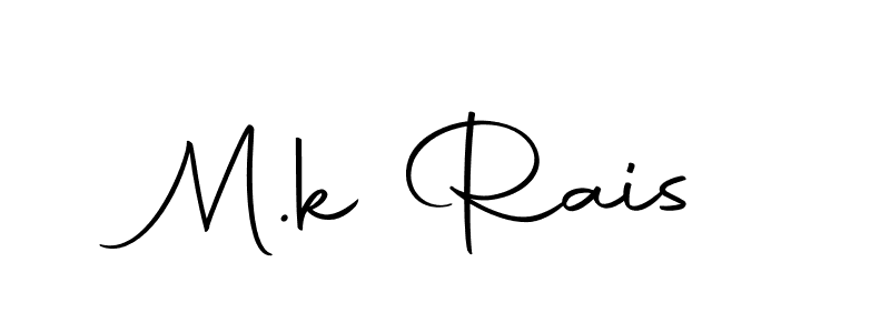 Also we have M.k Rais name is the best signature style. Create professional handwritten signature collection using Autography-DOLnW autograph style. M.k Rais signature style 10 images and pictures png