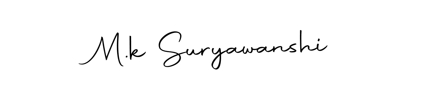 How to make M.k Suryawanshi signature? Autography-DOLnW is a professional autograph style. Create handwritten signature for M.k Suryawanshi name. M.k Suryawanshi signature style 10 images and pictures png