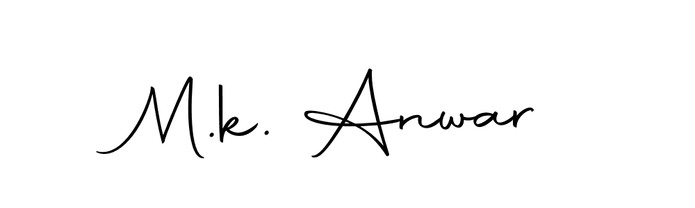 M.k. Anwar stylish signature style. Best Handwritten Sign (Autography-DOLnW) for my name. Handwritten Signature Collection Ideas for my name M.k. Anwar. M.k. Anwar signature style 10 images and pictures png