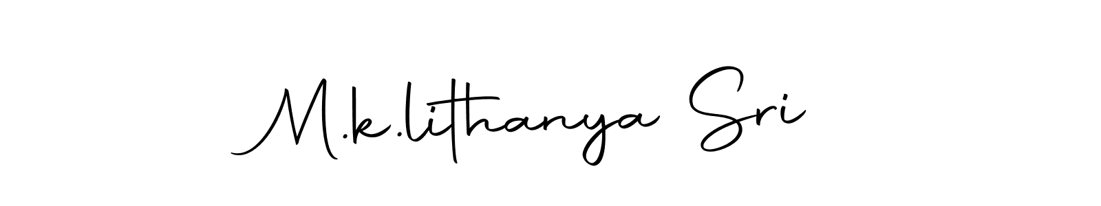 It looks lik you need a new signature style for name M.k.lithanya Sri. Design unique handwritten (Autography-DOLnW) signature with our free signature maker in just a few clicks. M.k.lithanya Sri signature style 10 images and pictures png