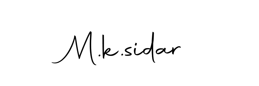 M.k.sidar stylish signature style. Best Handwritten Sign (Autography-DOLnW) for my name. Handwritten Signature Collection Ideas for my name M.k.sidar. M.k.sidar signature style 10 images and pictures png