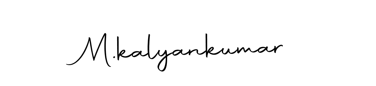 Make a beautiful signature design for name M.kalyankumar. Use this online signature maker to create a handwritten signature for free. M.kalyankumar signature style 10 images and pictures png