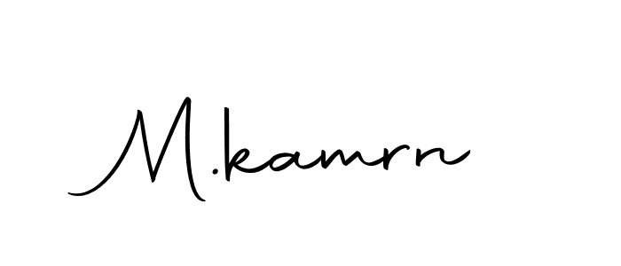 M.kamrn stylish signature style. Best Handwritten Sign (Autography-DOLnW) for my name. Handwritten Signature Collection Ideas for my name M.kamrn. M.kamrn signature style 10 images and pictures png